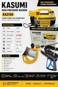 KASUMI High Qualiy Pressure Washer  2150W 210bar