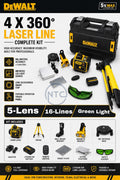 DeWALT 16 Line Laser Level With Remote Control