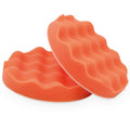 Orange Waffle Foam Polishing Pad